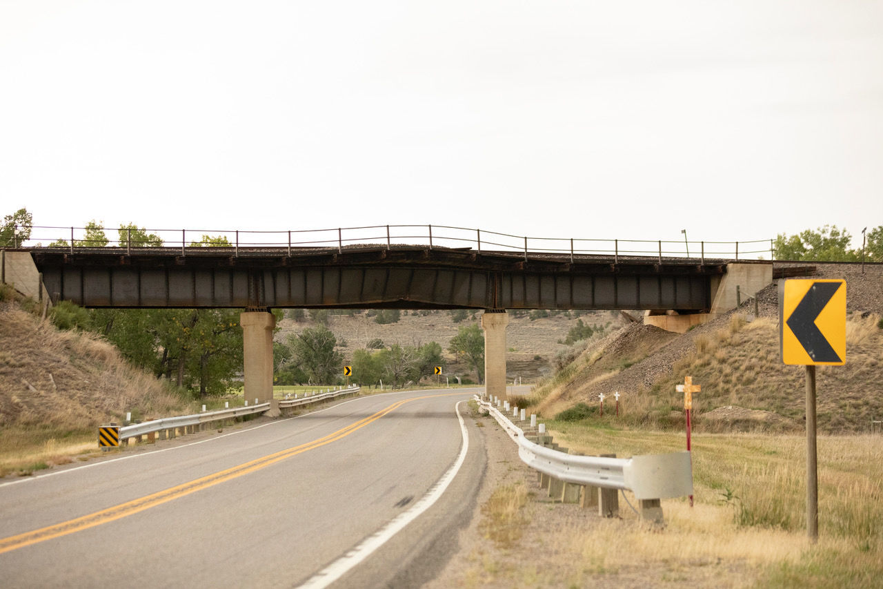 Rail overpass